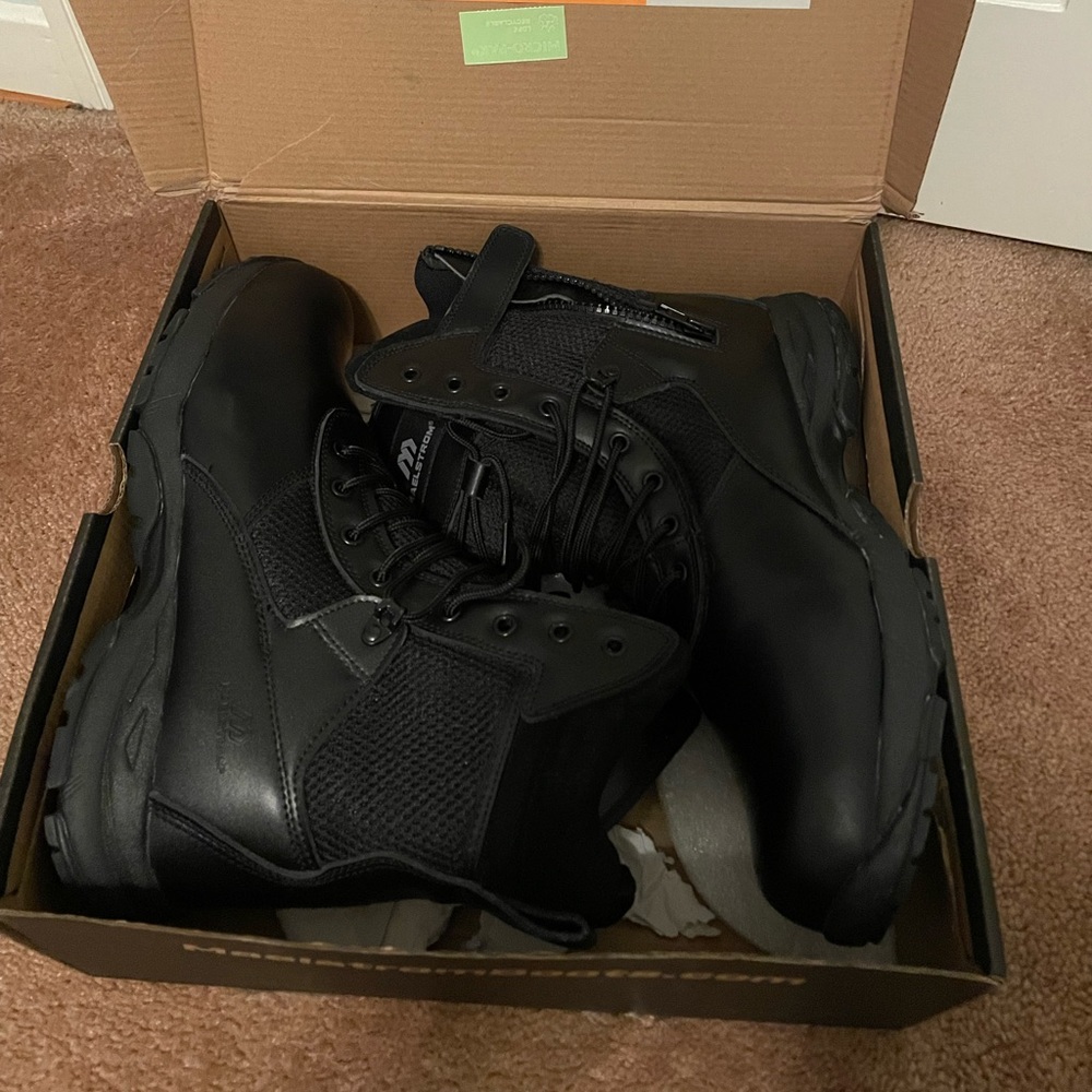 Mens Maelstrom Landship 2.0 8” Black Military Tactile Boots size 15W